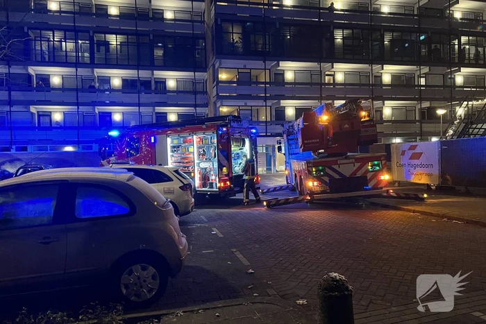 Gewonde bij brand in flatwoning