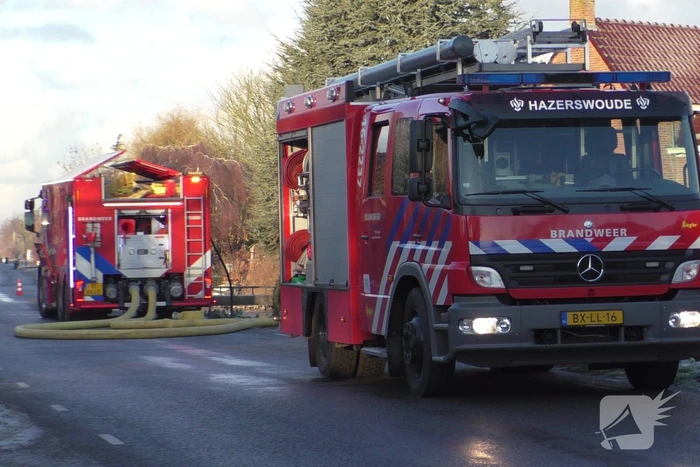 Flinke schade na brand in bijgebouw
