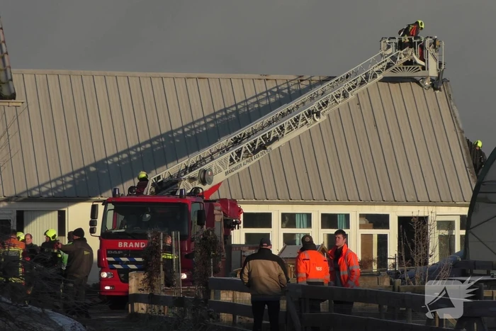 Flinke schade na brand in bijgebouw