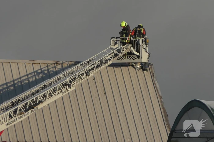 Flinke schade na brand in bijgebouw