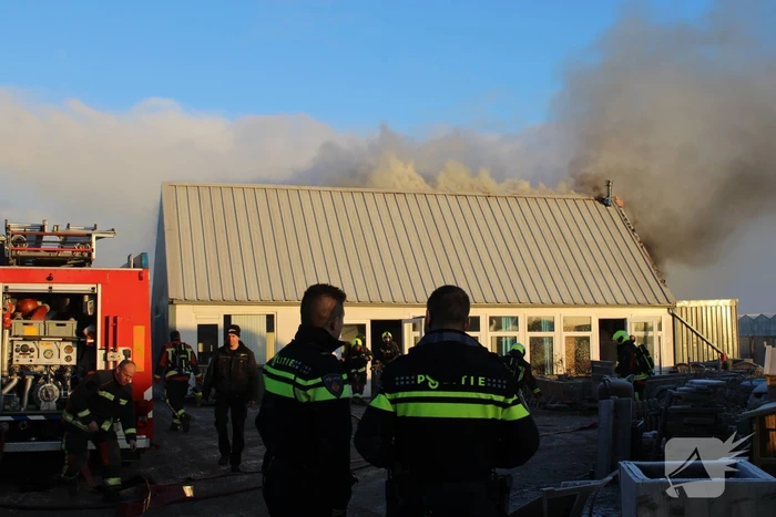 Flinke schade na brand in bijgebouw