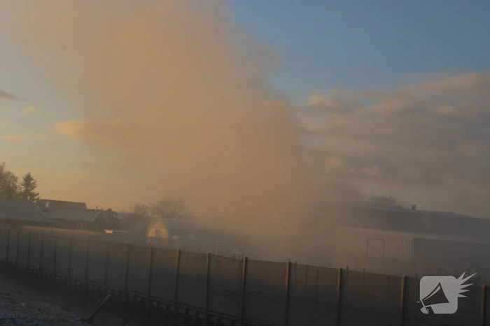 Flinke schade na brand in bijgebouw