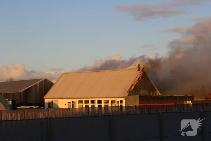 Flinke schade na brand in bijgebouw