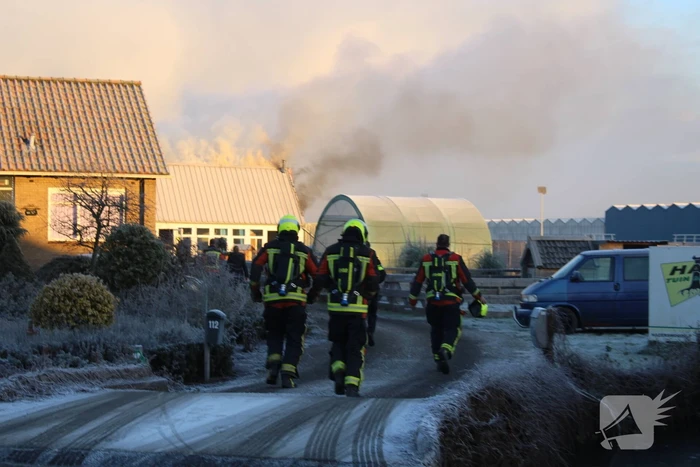 Flinke schade na brand in bijgebouw