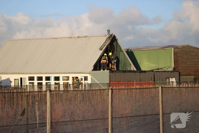 Flinke schade na brand in bijgebouw