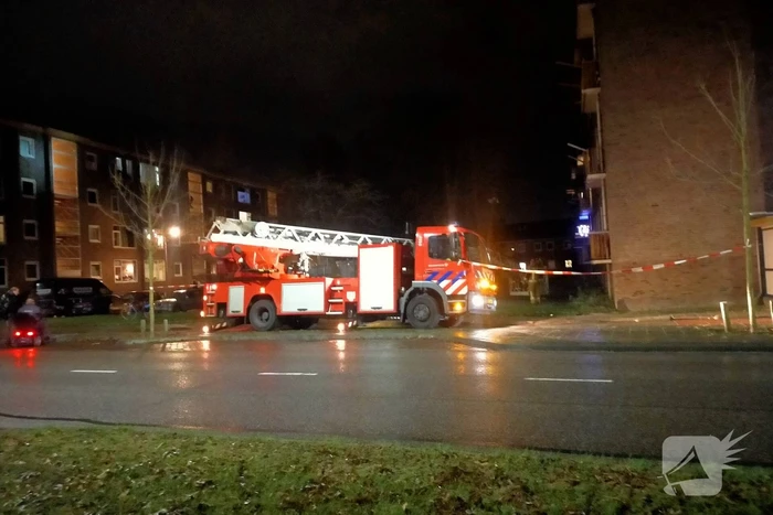 Personen gered na grote brand in kelder