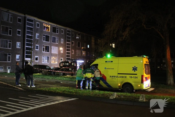 Personen gered na grote brand in kelder