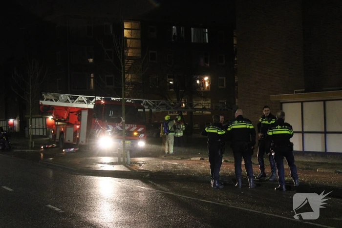 Personen gered na grote brand in kelder
