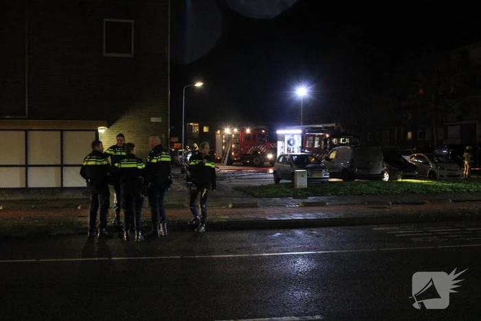 Personen gered na grote brand in kelder
