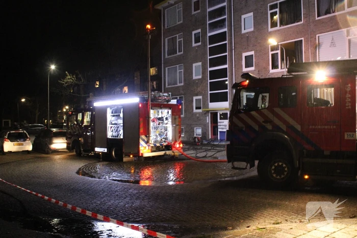 Personen gered na grote brand in kelder