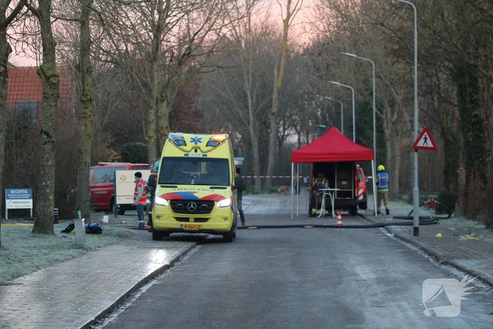 Grote uitslaande brand bij AZC