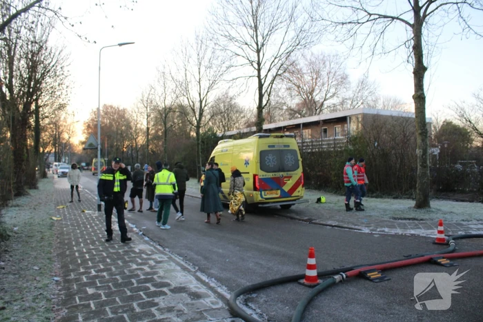 Grote uitslaande brand bij AZC