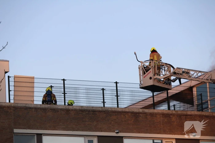 Grote uitslaande brand bij AZC