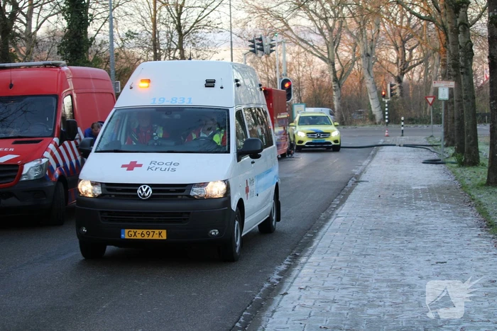 Grote uitslaande brand bij AZC