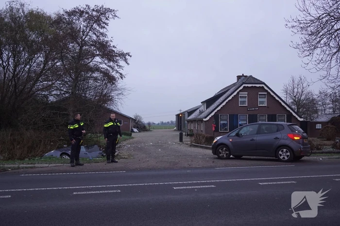 Automobilist belandt in sloot bij eenzijdig ongeval