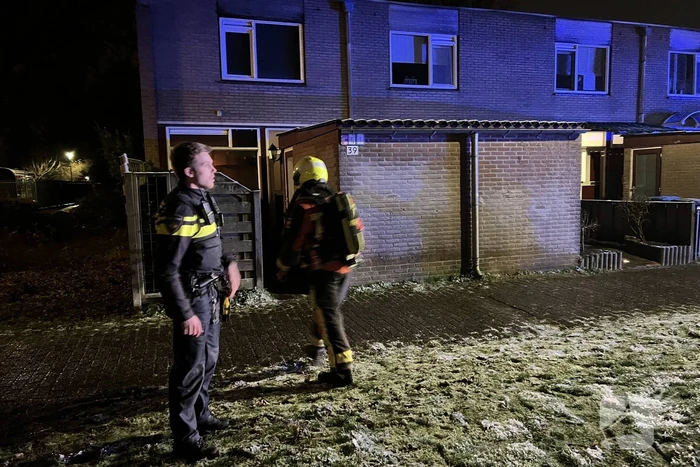 Felle brand in keuken van woning