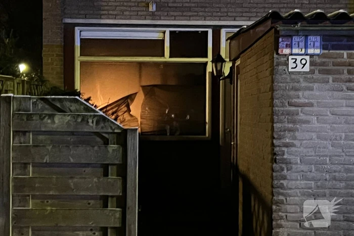 Felle brand in keuken van woning