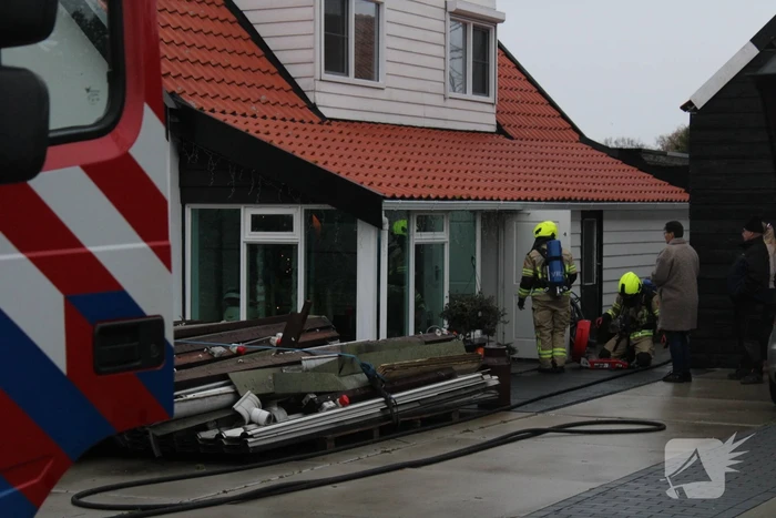Woning geventileerd na brand