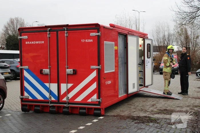 Zeer grote brand in bedrijfspand
