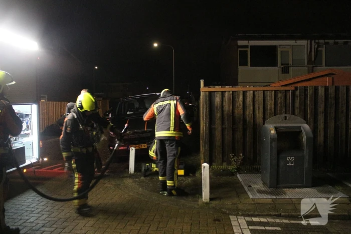 Zelfde container vier uur later weer in brand