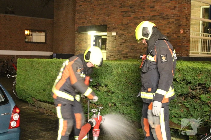 Zelfde container vier uur later weer in brand