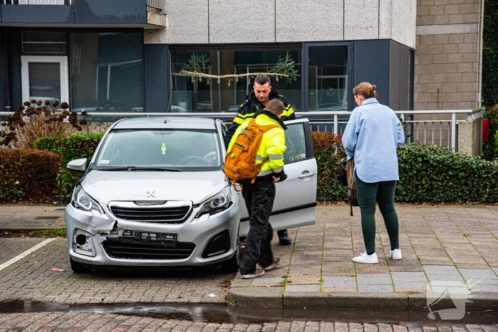Personenauto's in botsing