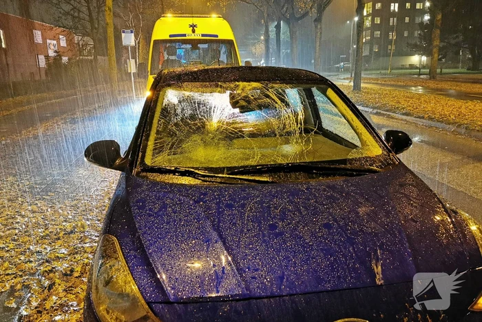 Fietser aangereden door personenauto