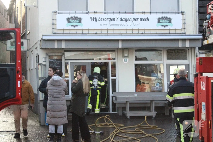Brand in cafetaria Tammy's