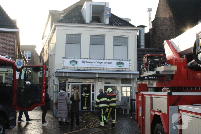 Brand in cafetaria Tammy's