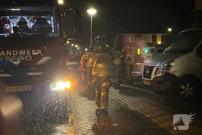 Brand in container snel geblust
