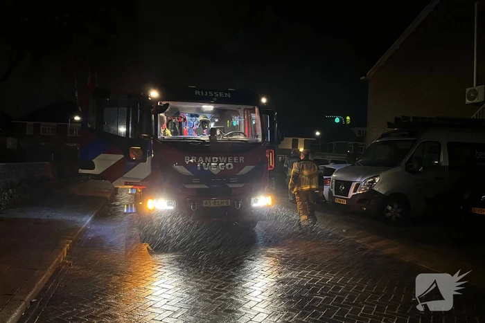 Brand in container snel geblust