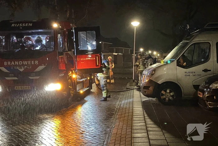 Brand in container snel geblust
