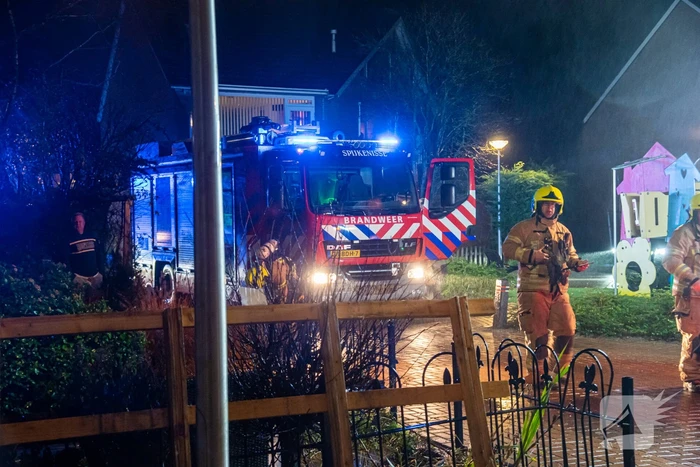 Buurman ontdekt brand in woning van buren