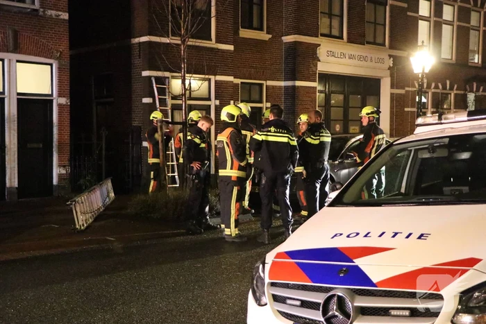 Dak van oude loods ingestort