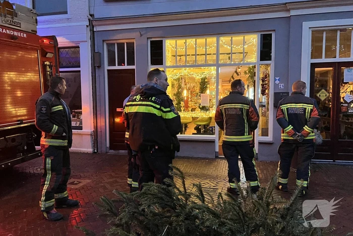 Vast gelopen koffiemachine zorg voor brand