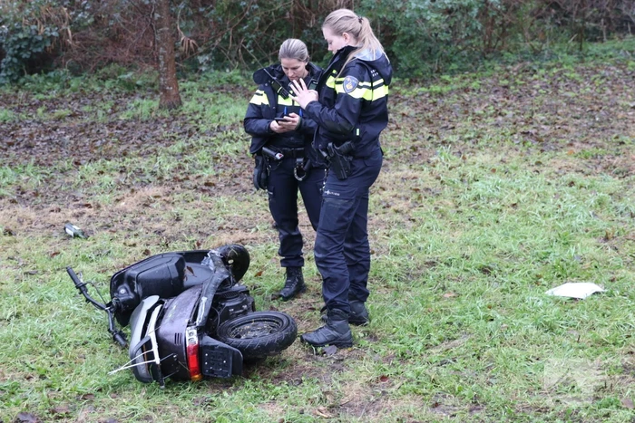 Verlaten scooter zorgt voor melding persoon te water
