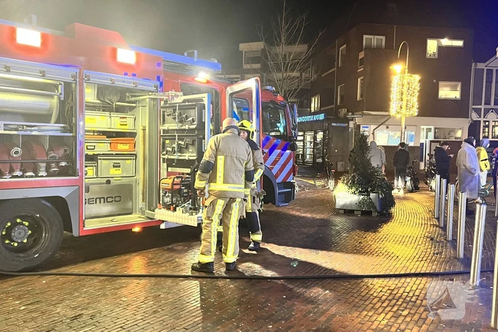 Brand in koelinstallatie bij de Albert Heijn