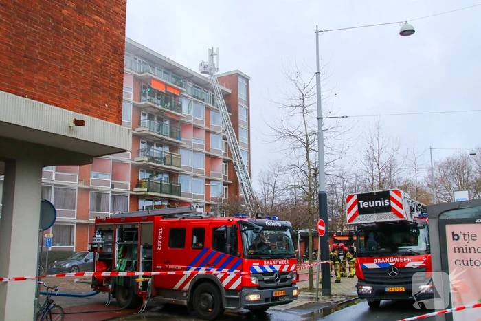 Zeer grote brand in meterkast woning