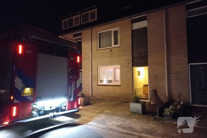 Lamp veroorzaakt brand in woning