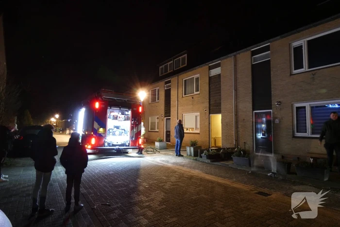 Lamp veroorzaakt brand in woning