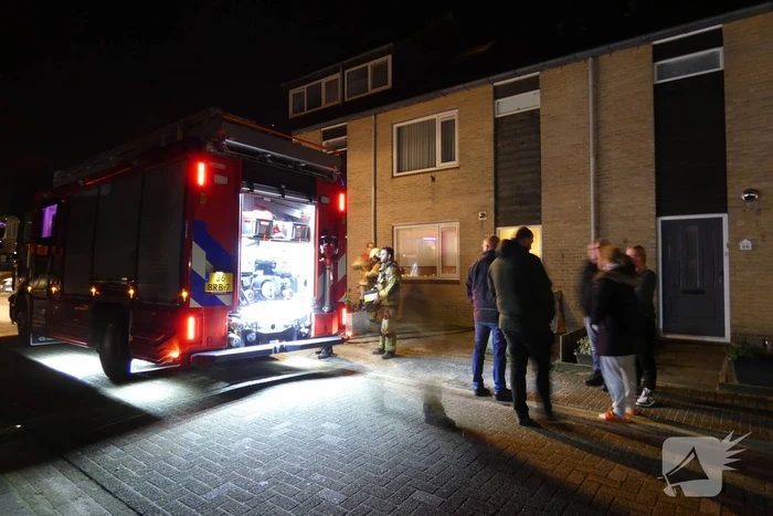 Lamp veroorzaakt brand in woning