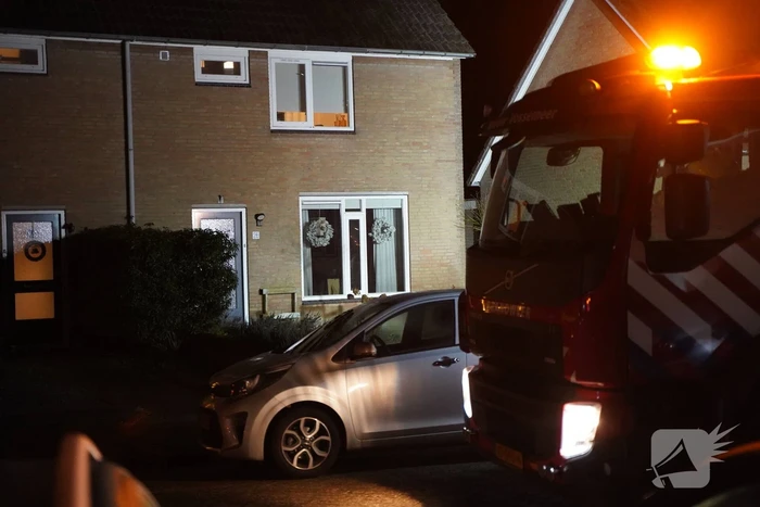 Brandende tafel in woning