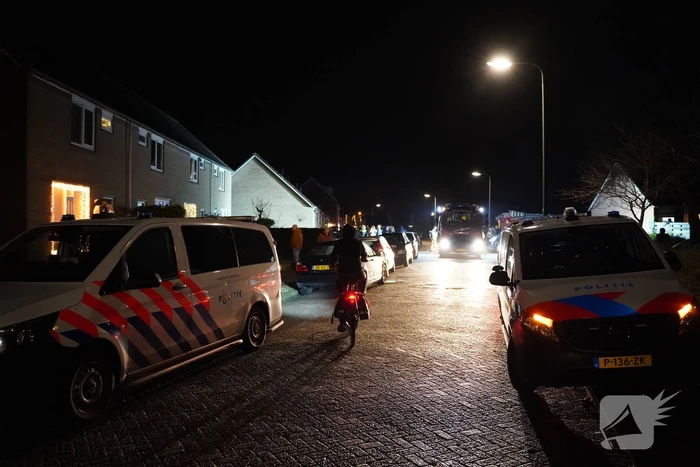 Brandende tafel in woning