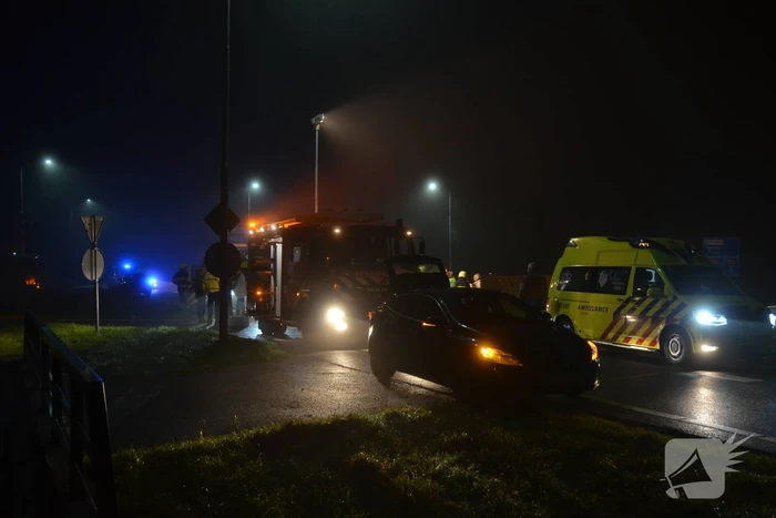 Schade en gewonden na flinke botsing