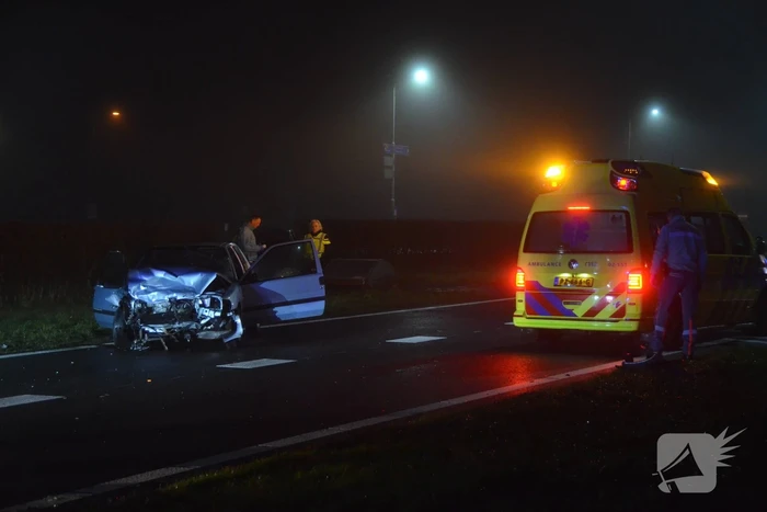 Schade en gewonden na flinke botsing