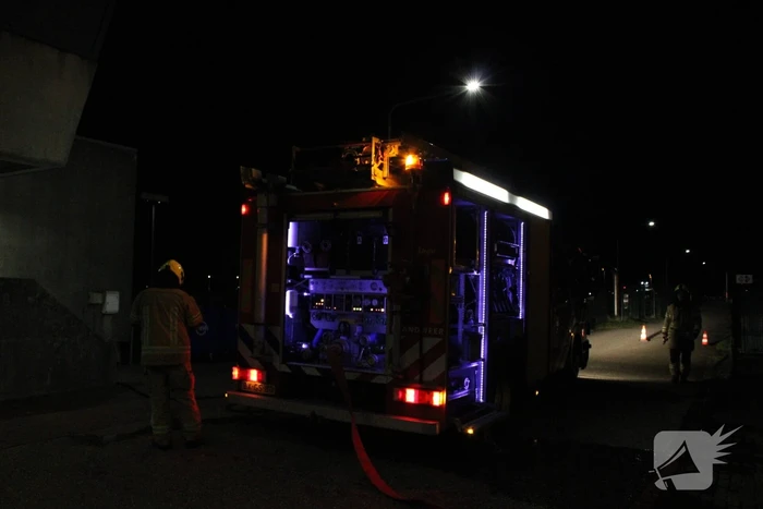 Brand in controle ruimte van sluizen
