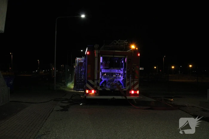 Brand in controle ruimte van sluizen