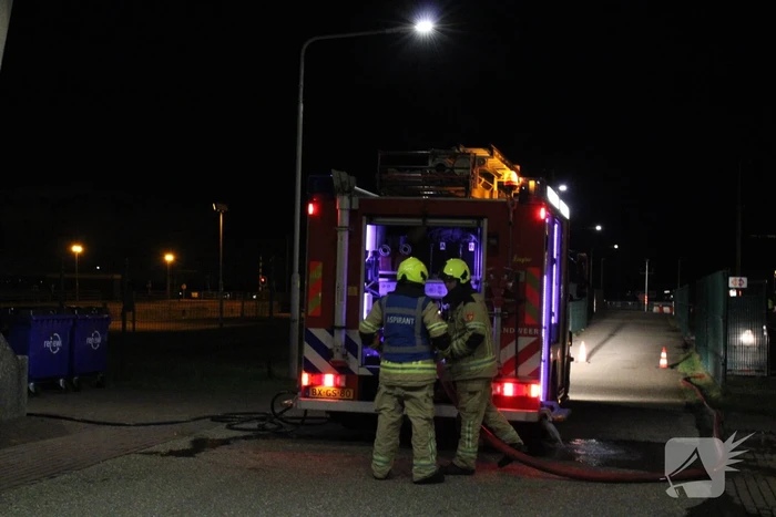 Brand in controle ruimte van sluizen