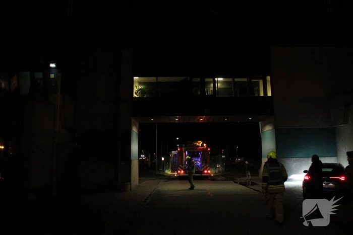 Brand in controle ruimte van sluizen