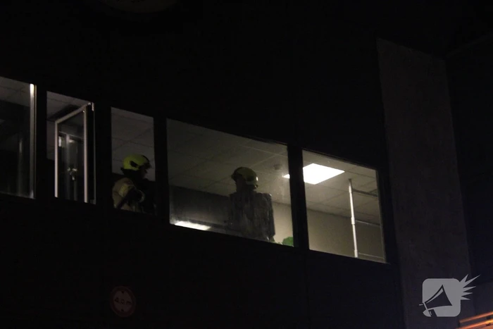 Brand in controle ruimte van sluizen